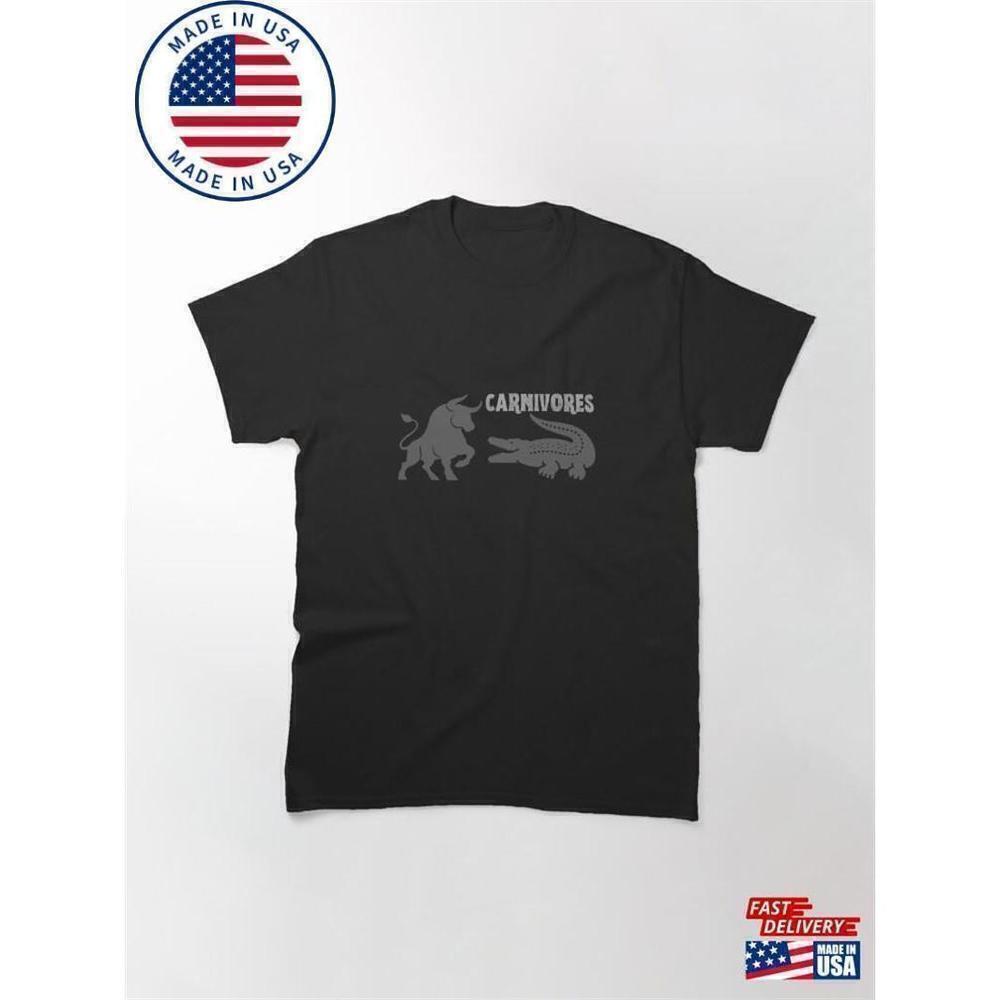 Eat Meat Eating Beef Heals Carnivores Funny Statement Retro Classic T-Shirt